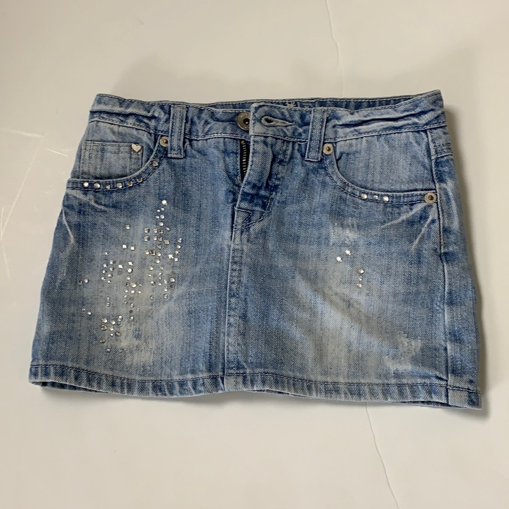 Justice Jean Skirt with tiny shorts inside